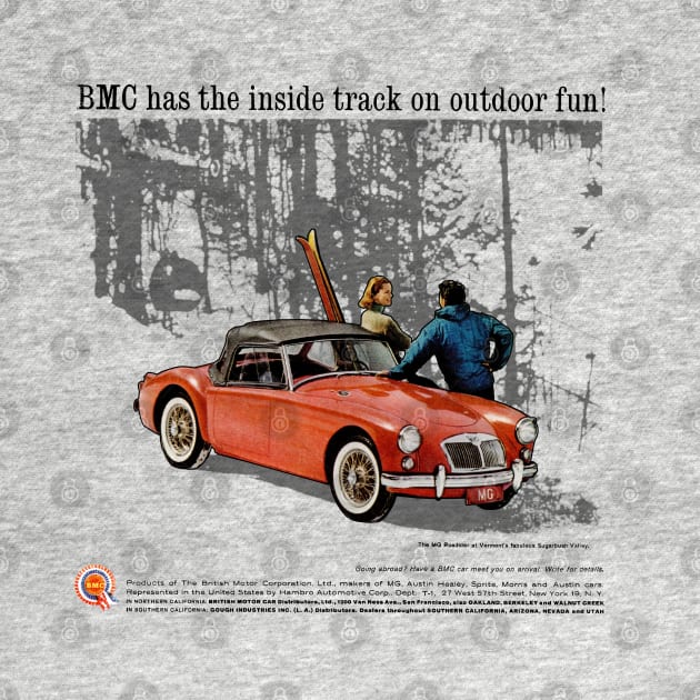 MG MGA - advert by Throwback Motors